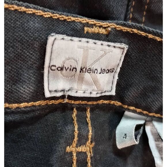 Calvin Klein Jeans Ladies 4 Black Bootcut - Picture 5 of 7